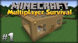 Minecraft Multiplayer Survival: w/moomoomage - Episode 1