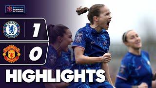 Reiten Goal Decides Close Game | Chelsea v Manchester United Highlights | Barclays WSL 2024-25