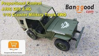 Banggood JJRC Q65 Unboxing, run and review video - 41 Jeep willy's