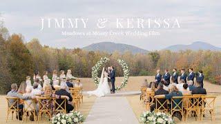 Jimmy & Kerissa | Meadows at Mossy Creek Wedding Video | Cinematic Wedding Film