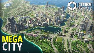 Große schöne Stadt mit vielen öffentlichen Verkehrsmittel in Cities Skylines 2!