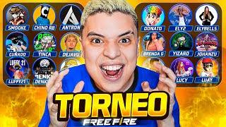 ¡FINAL TORNEO DE YOUTUBERS  ( CUADRILATERO FREE FIRE )  TINCA VS CUÑADO VS ELY BELLS VS JOHANZU 