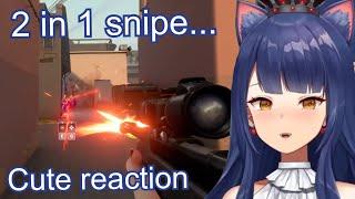 "I..I.. sniped someone"
