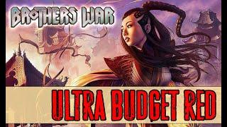 0 Рар! 0 Мификов! ЭТО МОНОРЕД!  MTG Arena Ultra Budget RED Brothers War Standard DECK GUIDE!