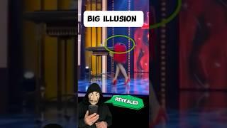 BIG ILLUSION REVEALED 🪄 #magic #tricks #viral #illusion #trending #trend #viralvideo #tutorial