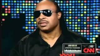 Stevie Wonder - instant composition... :)! - Larry King Live