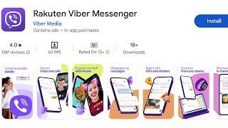 How To Install Rakuten Viber Messenger App's | How To Download Rakuten Viber Messenger App's |