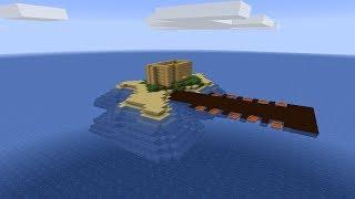 I BUILT AN ISLAND IN MINECRAFT!! Minecraft