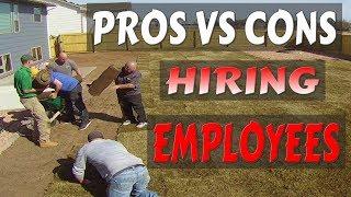 When To Hire Employees, Pros & Cons to Hire Lawn Care Help