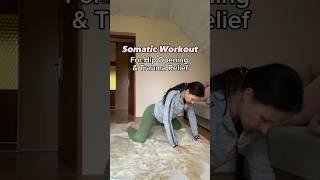 Somatic workout for hip opening and healing trauma. Trauma recovery exercises and stretches routine.