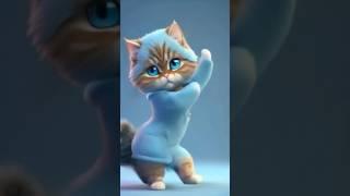 "Crazy Groovy Cat Dance – Cats Are Breaking It Down! #catai,#catdance,