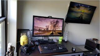 My Desk Setup Tour 2015 - Qbking77