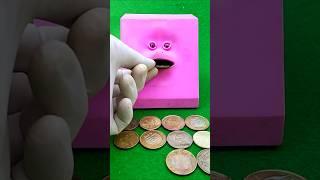 Amazing poppy magick face bank unboxing 🪙 coin eating soft review test (JT-631)#trending #shorts