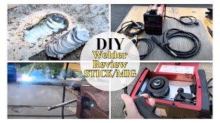 DIY Welder Review | Multi-Process Stick and Innershield Wire Feed Tutorial Demonstration With Set Up