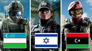 Every Operator's Nationality In Rainbow Six Siege!