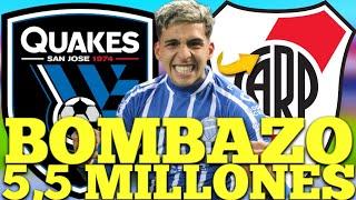 BOMBAZO! ¡5,5 MILLONES CONFIRMADOS! ¡NADIE LO CREYÓ! NOTICIAS DE RIVER PLATE HOY