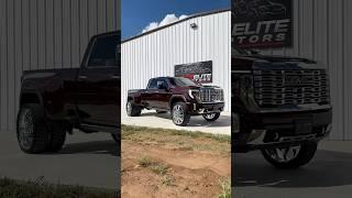 2024 GMC Sierra 3500HD Denali in Redwood Metallic, leveling kit, 28’s & 37’s SOLD! #truck #shorts