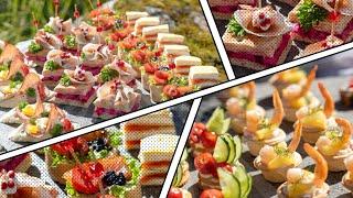 Make ahead appetizers for parties. 7 x Canapes and snacks tricks.