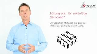 SAP SolMan in a Box - an nur 1 Tag zur SolMan Neuinstallation