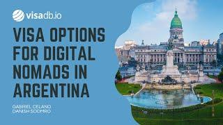 Argentina Visa options to relocate as a Digital Nomad | visadb.io Immigration & tax experts series