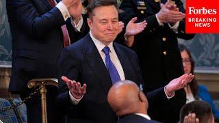 Elon Musk Receives Cheers And Jeers When Trump Gives Him And DOGE Shout-Out In Speech To Congress