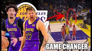 Here’s EXACTLY How Luka Doncic UNLEASHED Jaxson Hayes For The Lakers ft. Lebron James & Kai Jones