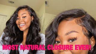 How I Install my Closures! // Frontal look-alike ft. Julia Hair