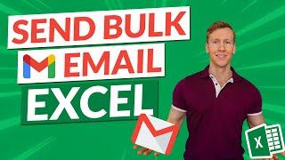 Send Bulk Emails From Your Gmail Account Using Excel VBA (with Attachments) | Excel TEMPLATE 