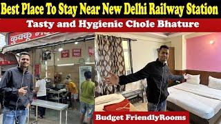 *Itne Acche Hotel New Delhi Railway station ke pas* | Paharganj Hotel Vlog | Best Place To Eat