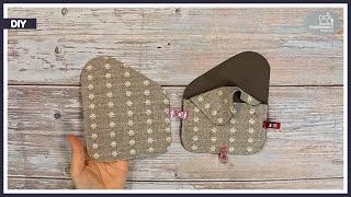 sewing gift idea !! How to make a cute double pocket card holder, coin purse