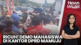 Ricuh! Demo Mahasiswa di Kantor DPRD Mamuju, Sulbar Berujung Bentrok - iNews Malam 27/09