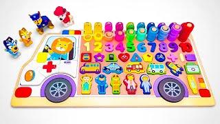 Let's Build an Ambulance | Activity Puzzle | Best Learning Colors, Shapes, Animals & Numbers