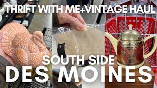 Thrifting South Side Des Moines | Thrift with Me + Vintage Haul