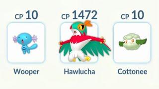 New debut HAWLUCHA in Pokemon GO PvP.