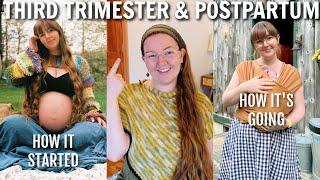 THIRD TRIMESTER & POSTPARTUM RECAP | my TMI symptoms & honest experience