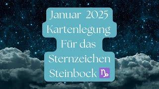 Sternzeichen Steinbock ️ - Januar 2025 - Etwas wird vollendet. Kennelernphase und dann Beziehung?!