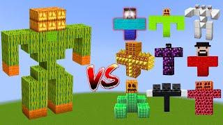 HALLOWEEN TITAN MUTANT vs All Minecraft Bosses - Minecraft Mob Battle