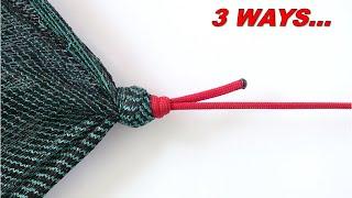 Bushcraft  Shelter Structure Knot - 3 Ways to Use a Scaffold Knot to Set-Up a Tarp - CBYS Paracord