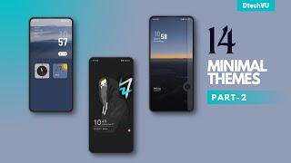 14 Minimal MIUI Themes Part 2  | Best MIUI Themes for Xiaomi, Poco