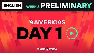 [ENGLISH] SWC2024 AMERICAS Preliminary Day 1 | Summoners War