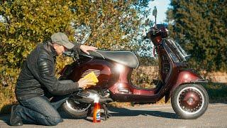 How do I winterize my Vespa?