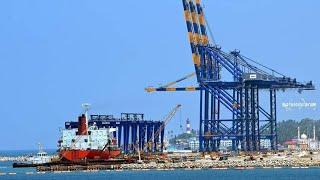 Zhen Hua 16 berthing at Vizhinjam International Seaport Trivandrum | Trivandrum Indian