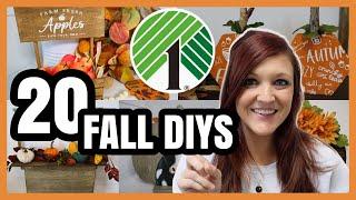 20 FALL DOLLAR TREE DIYS YOU MUST TRY FOR 2024!