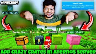 How To Add Crazy Crates Plugin in Aternos Server | Crazy Crates Plugin | Crazy Crates Tutorial