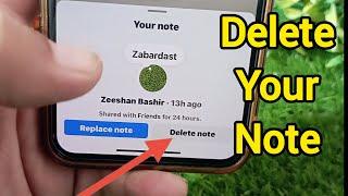 iPhone How to Delete Note on Facebook Profile