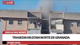 Incendio en Edificio de la Zona Norte de Granada Deja Seis Heridos.