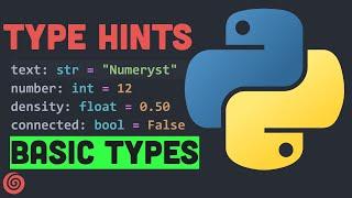 Basic Types | Python Type Hints for Beginners