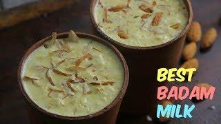 BADAM MILK | Best Ever Almond Milk Indian Style | Almond Milk Recipe | By Chef Aadil Hussain