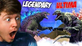 Reacting to LEGENDARY GODZILLA vs GODZILLA ULTIMA! (Stop Motion)