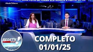 RedeTV News (01/01/25) | Completo